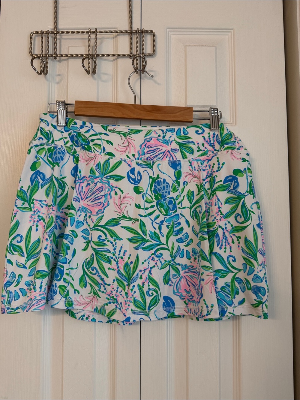 Lilly Pulitzer luxletic aila skort resort white just a pinch size large